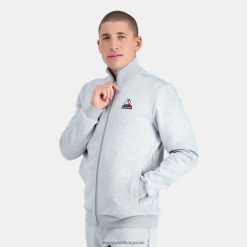Le Coq Sportif menn grå genser med glidelås ZX20R57 klær
