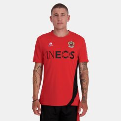 Le Coq Sportif menn mote t-skjorte rød ZX20R154 klær