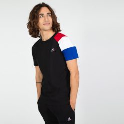 Le Coq Sportif menn t-skjorte svart ZX20R192 klær