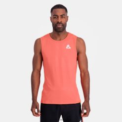 Le Coq Sportif menn vest topp oransje ZX20R175 klær